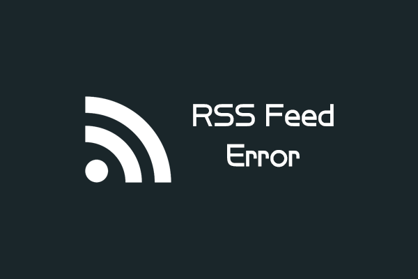 RSS Feed Error